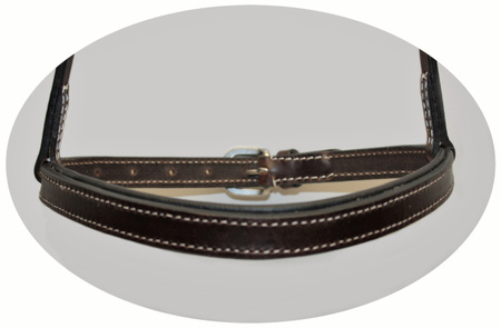 Nose Band - Dark Brown - OILED - V-150