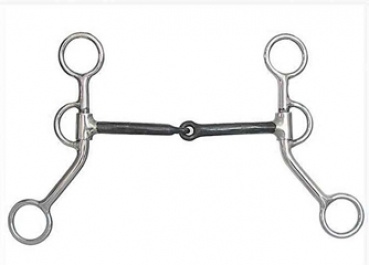 HYX - SS/BS Short Shank Snaffle Bit – BS Mundstück - 5´´ - 25255