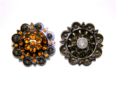 AE Concho - mit Schraube - 1 3/8´´ (35mm) - ORANGE