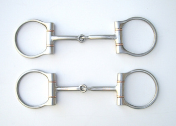 "HYX" SS Brushed D-Ring Snaffle – 5´´ oder 5,5´´ - 2557121M