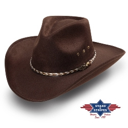 Kapelusz Stars&Stripes KANSAS brown