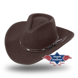 Kapelusz Stars&Stripes  DALLAS brown