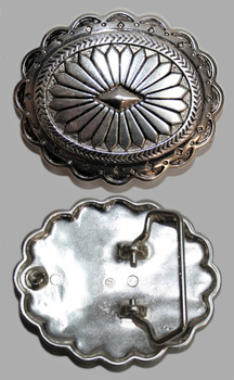 "ILC" Belt Buckle - Oval Southwest - 1749-00