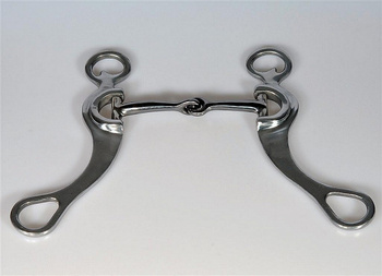 "FG" Alu Shank Snaffle Bit - Copper Inlay #261130